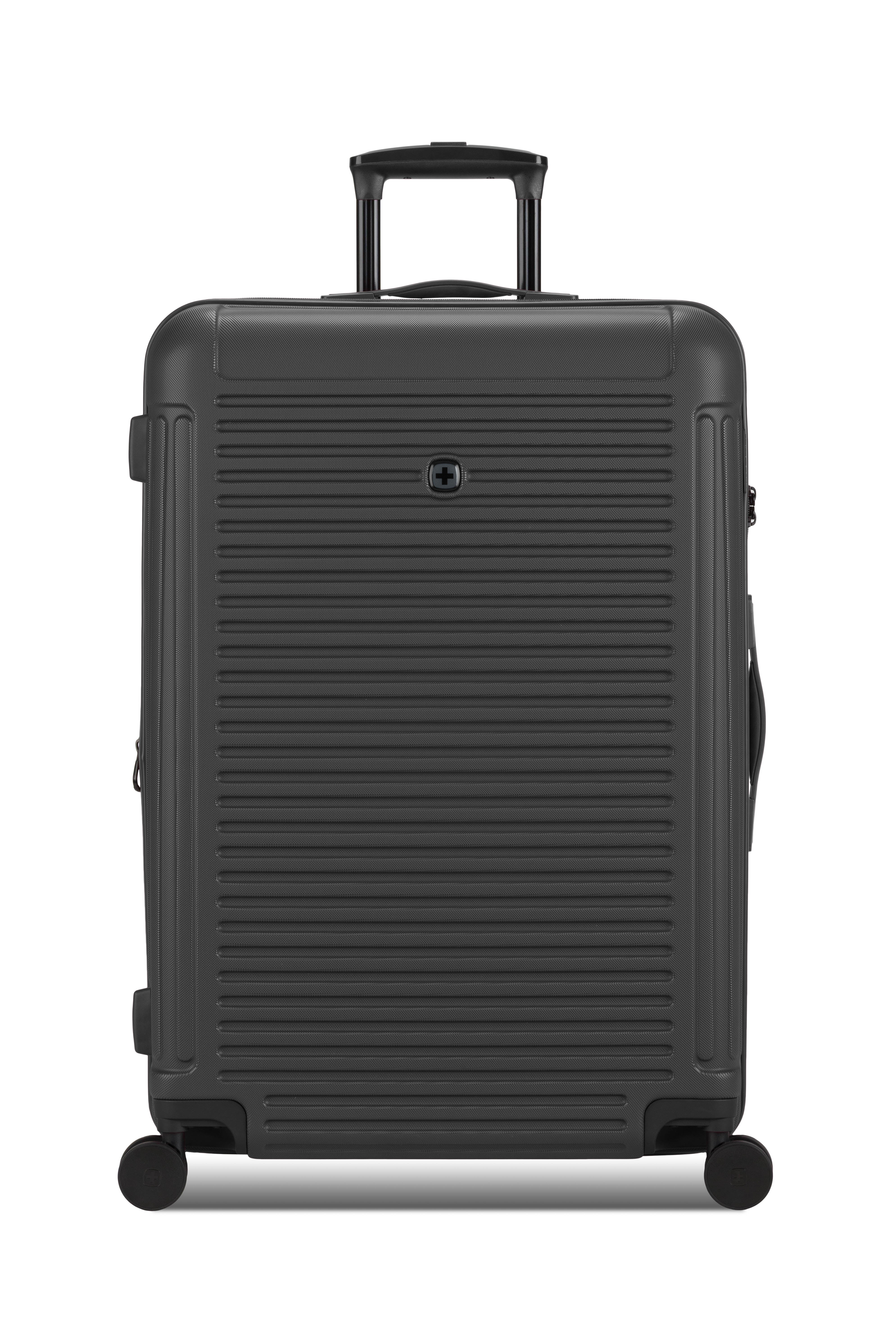 SWISSGEAR Summit Reserve Large Checked Spinner in Black