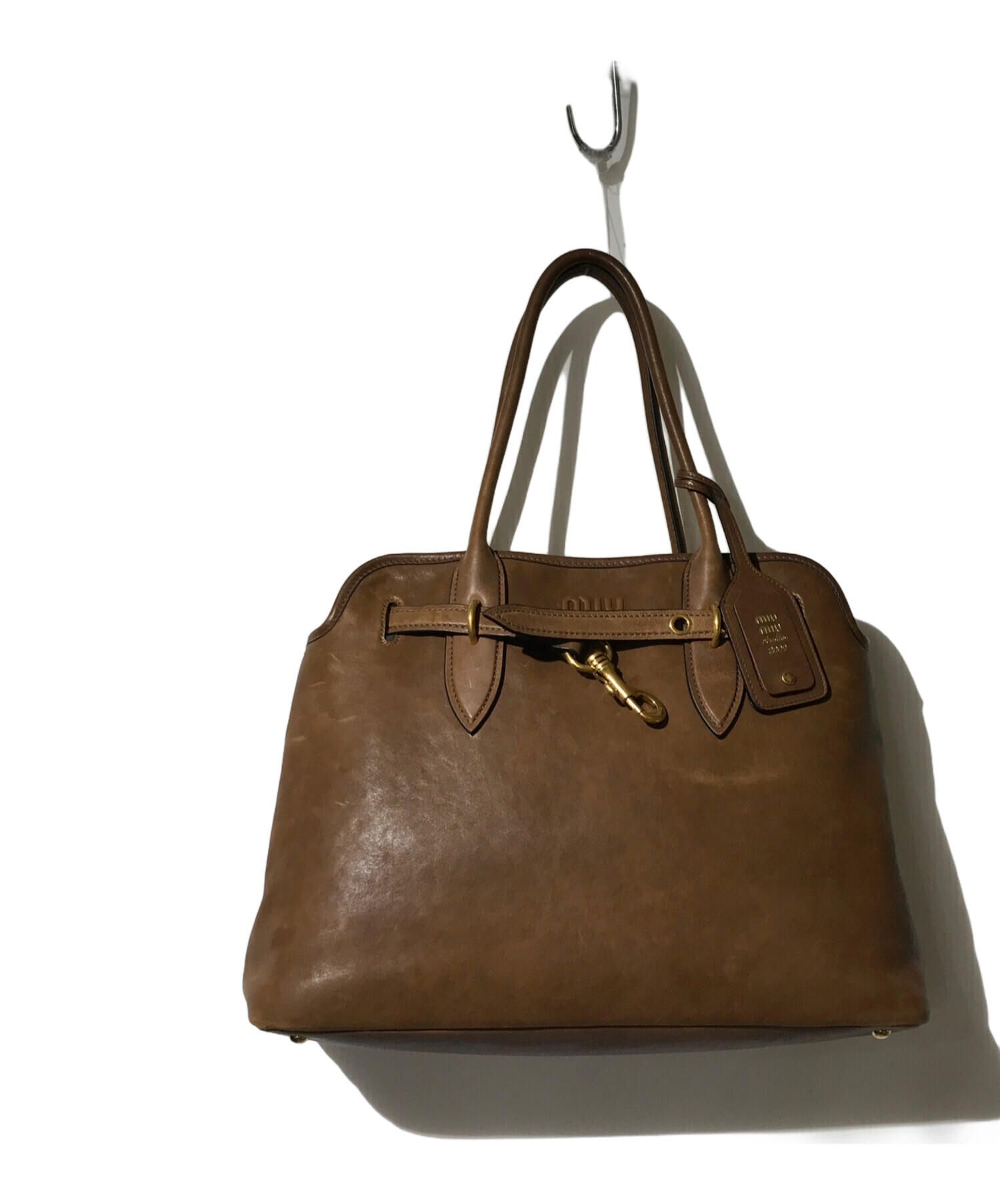 中古・古着通販】MIU MIU (ミュウミュウ) アバンチュールレザートート