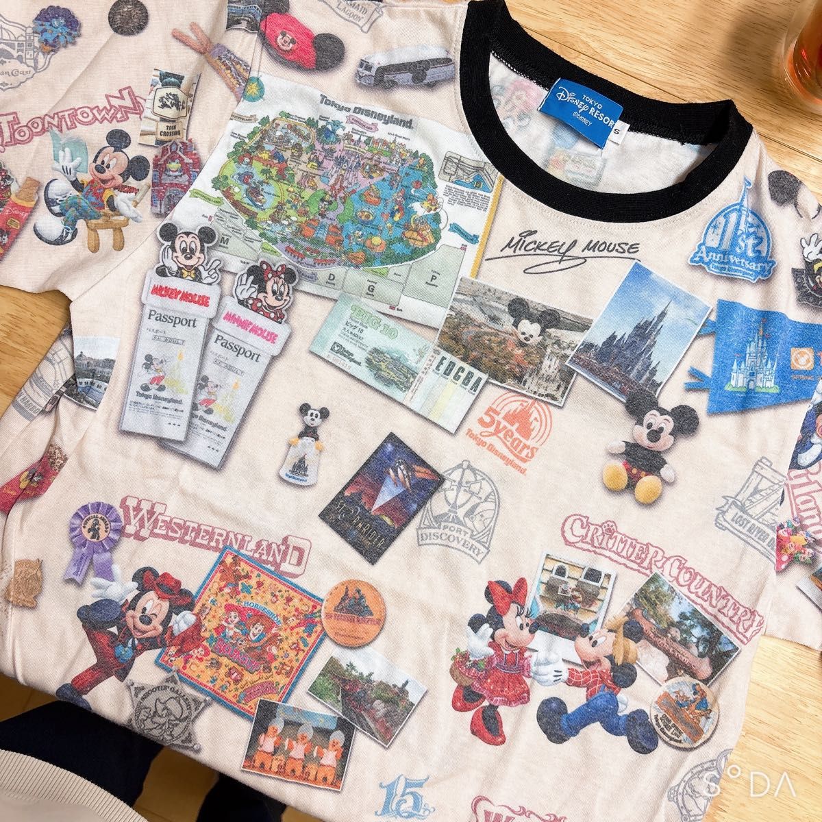 ナンバーナイン ミッキーマウス × リアムギャラガー コラボ Tシャツ
