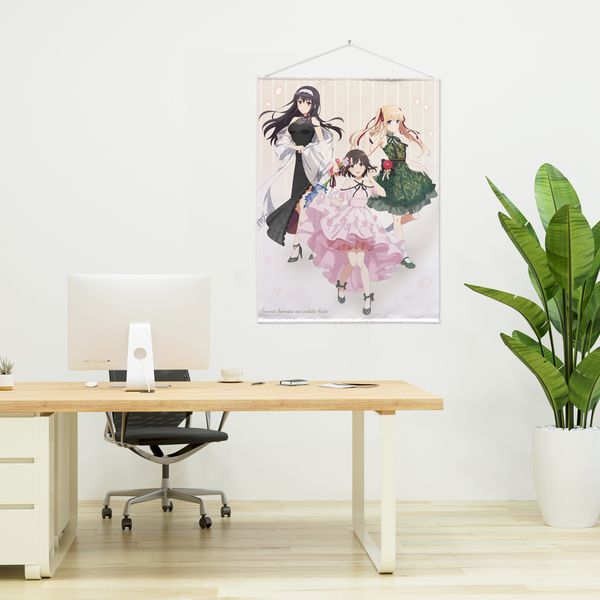冴えない彼女の育てかた』華やかなドレス姿の恵、英梨々、詩羽を描き