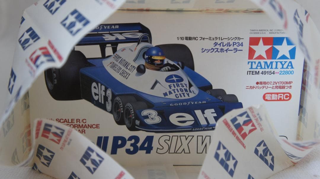 タミヤ／TAMIYA　タイレル P34 1977 モナコ GP　電動1/10RC タミヤ 1/20 グランプリコレクション タイレル P34 1977 モナコ GP