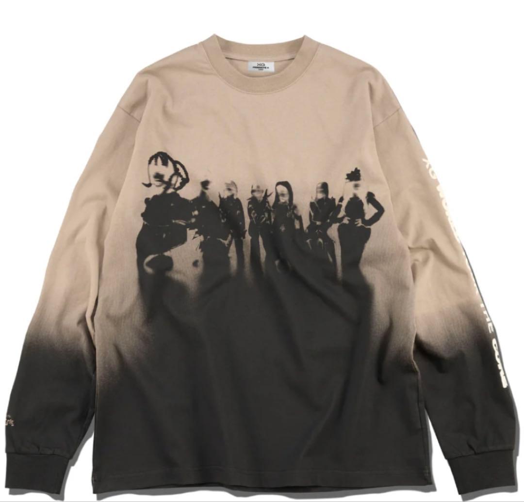 【新品(在庫有)】XG THE CORE ロングスリーブT GREIGE M