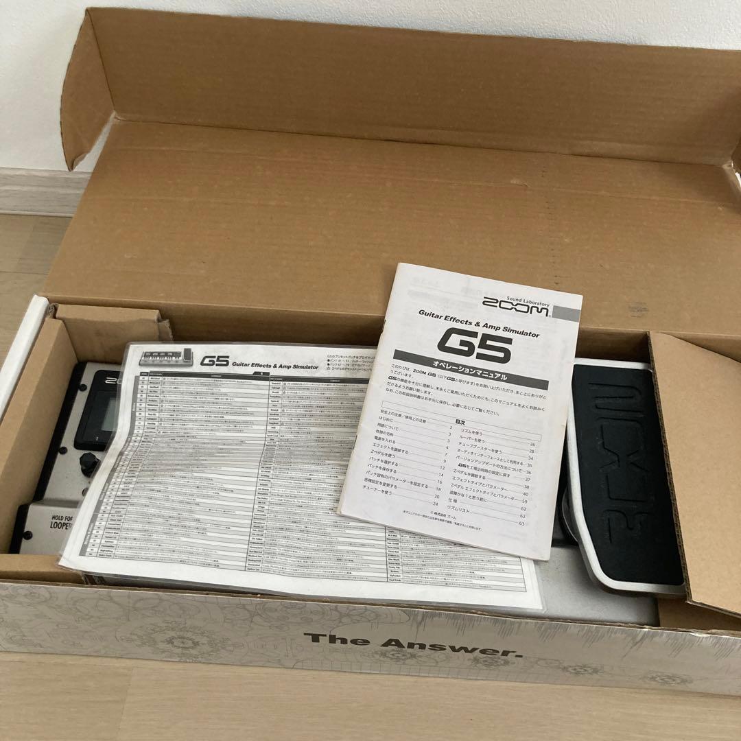 ギター zoom G5